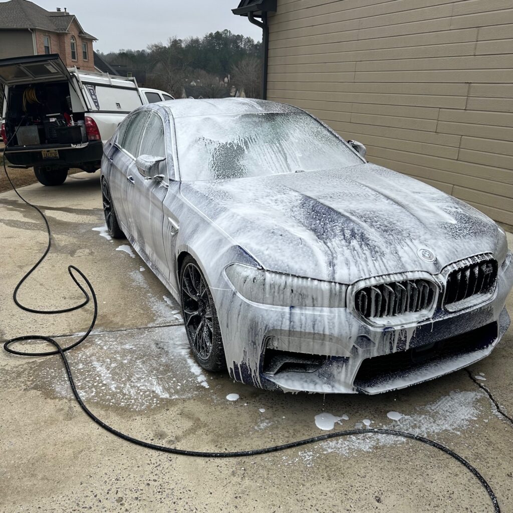 foam wash on bmw, maintenance service